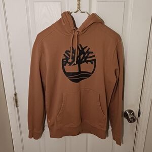 Timberland Men's Hoodie Tan Colored